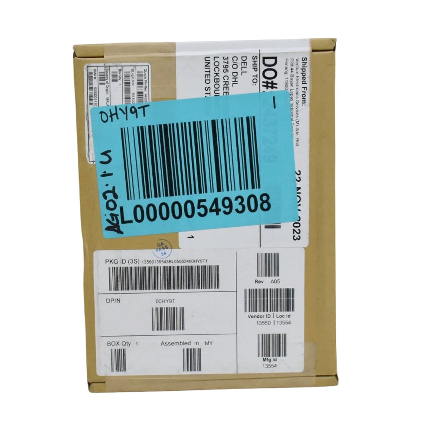 Dell QLogic FastLinQ 41164 Quad-Port 10GbE SFP+ PCIe Network Adapter CNA 0HY9T