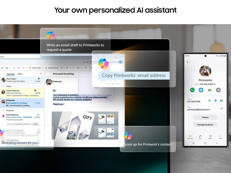 New Samsung Galaxy Book4 15.6" FHD Core 7 150U 16GB 512GB SSD FPReader Win 11