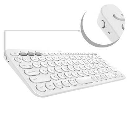 Logitech K380 Wireless Multi-Device Bluetooth Keyboard 78 Keys Off White QWERTY
