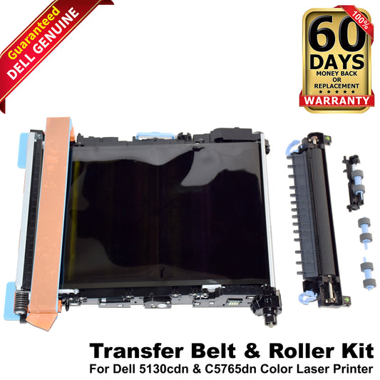 Dell 5130cdn/5765dn Maintenance Kit TransBelt Roll + Tech Sheet 150K Yield U164N