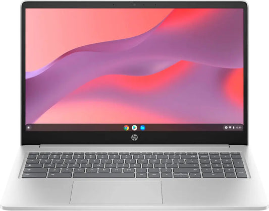 New HP Chromebook 15.6" HD Quad-Core N200 8GB 64GB eMMC Webcam Wi-Fi Chrome OS