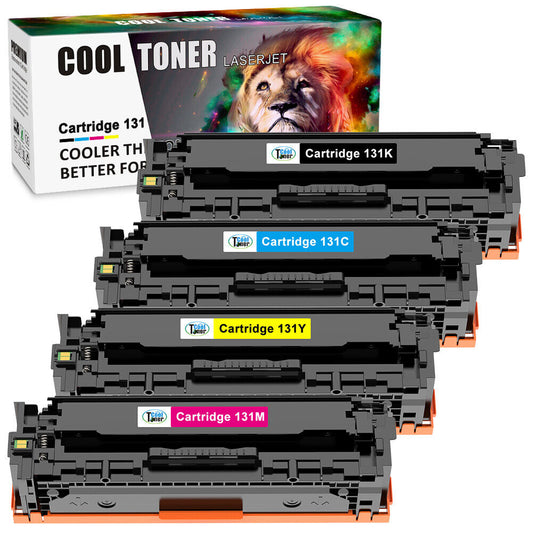 4x Compatible Toner Cartridges For Canon 131 imageCLASS MF8280CW MF624CW MF628CW