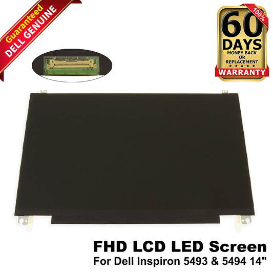 Genuine Dell Inspiron 5493 5494 14" FHD LCD Widescreen with Rails 6T00P 06T00P
