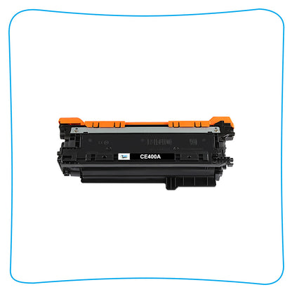 2x CE400A Black Toner Compatible With HP 507A LaserJet 500 Color M551dn M570dw