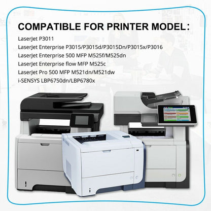 2PK 55X CE255X Toner For HP 55X LaserJet Pro 500 MFP M521dw M521dx M521dn M521dz