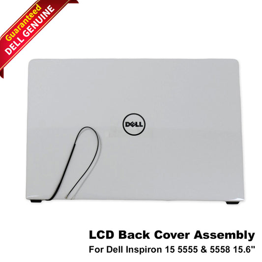 MNTYD Dell Inspiron 5555 5558 15.6" LCD Back Cover Assembly White w/Bezel JFCP3