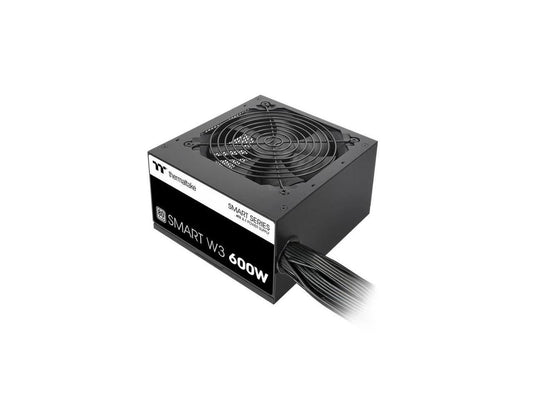 Smart W3 Series 80Plus Certified 600W Power Supply; ATX v3.1 Spec; 120mm FDB Fan