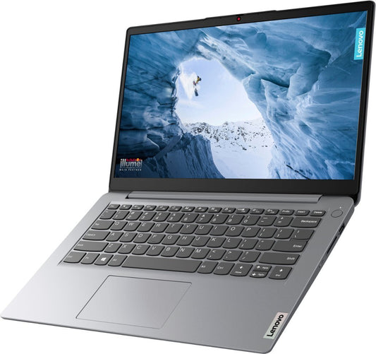 New Lenovo ideapad 1 14" HD Celeron N4020 4GB 256GB SSD Webcam Windows 11 S