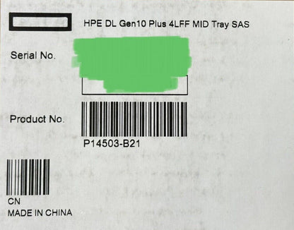 HPE DL385 Gen10+Plus &V2 4LFF SAS/SATA Low Profile Mid Tray Drive Cage Kit DL38X (NOT FOR HOME PC)