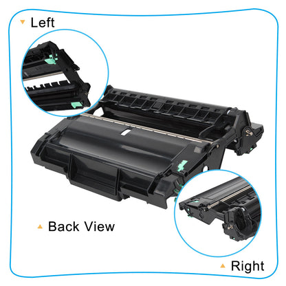 4*TN760 Toner + 1*DR730 Drum Unit For Brother MFC-L2710DW HL-L2390DW DCP-L2550DW