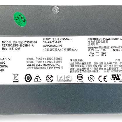 Lot 4 Dell PowerEdge R310 Server D350E-S0 350W Switching Power Supply PSU R109K