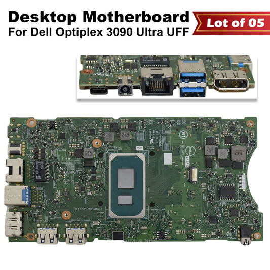 Lot Of 5 Dell OptiPlex 3090 Ultra UFF i3-1115G4 3GHz DDR4 Motherboard 18TXV