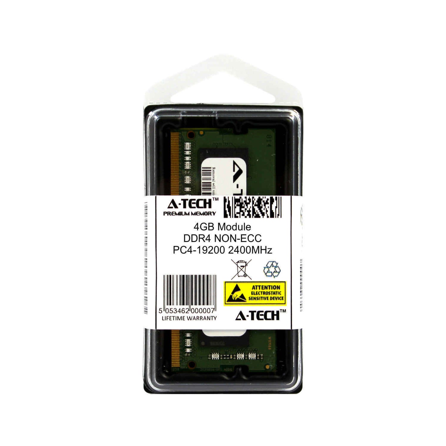 4GB DDR4 PC4-19200 SODIMM (Micron MTA4ATF51264HZ-2G3 Equivalent) Memory RAM