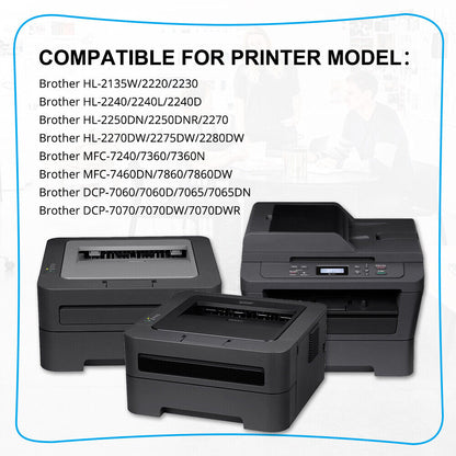 2PK DR420 DR450 Drum Unit for Brother HL-2220 HL-2230 HL-2240 HL-2270DW Printer
