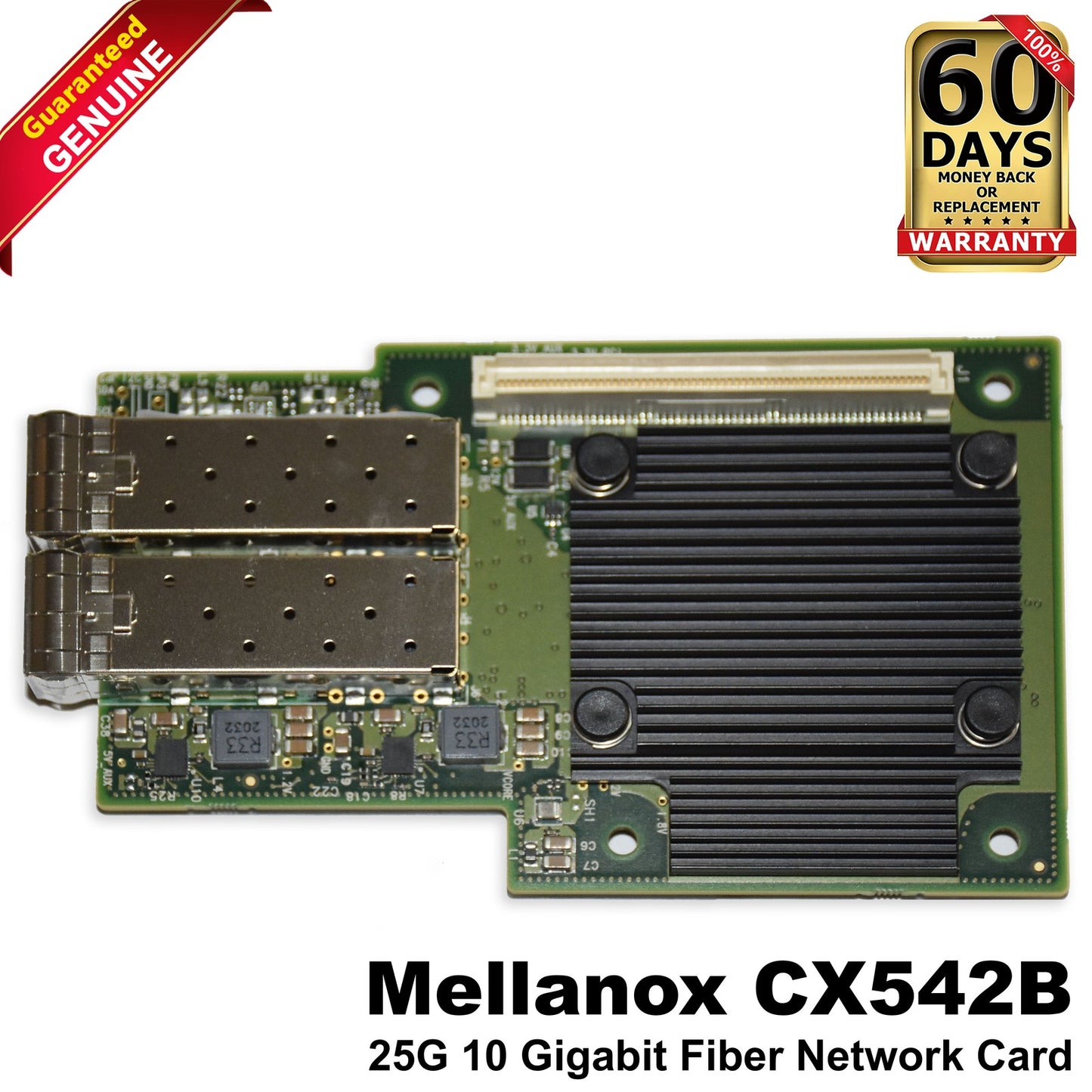 Dell Mellanox CX542B 2-Ports 25GbE SFP28 OCP 2.0 Type 1 Network Adapter JY91H