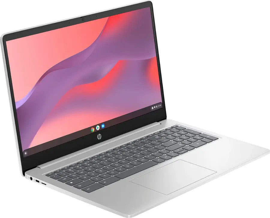 New HP Chromebook 15.6" HD Quad-Core N200 8GB 64GB eMMC Webcam Wi-Fi Chrome OS