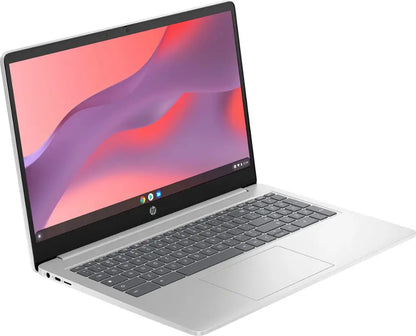 New HP Chromebook 15.6" HD Quad-Core N200 8GB 64GB eMMC Webcam Wi-Fi Chrome OS