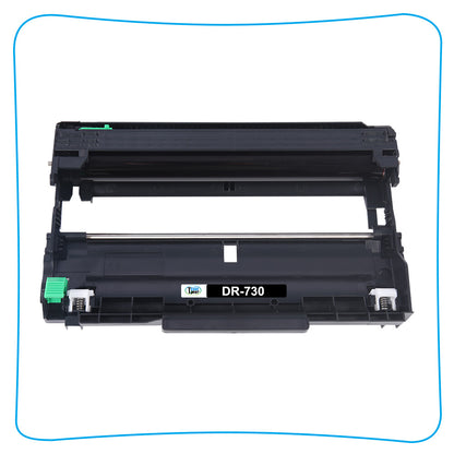 4*TN760 Toner + 1*DR730 Drum Unit For Brother MFC-L2710DW HL-L2390DW DCP-L2550DW