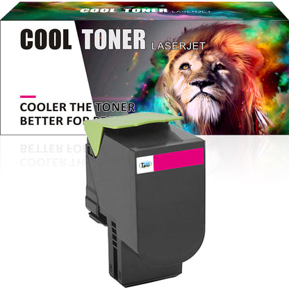 1 PACK 71B10M0 71B0030 Magenta Toner for Lexmark CS317dn CS417dn CS517de CX317dn