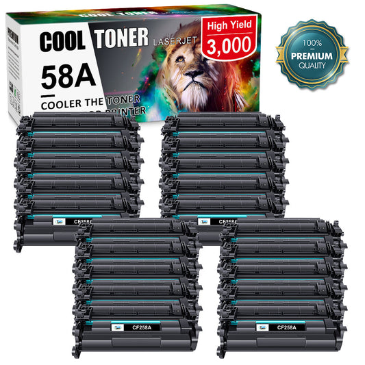 20 CF258A 58A Toner Cartridge For HP LaserJet Pro M404 M404n MFP M428fdw No Chip