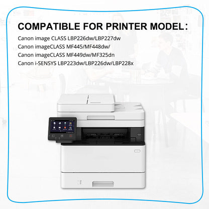 3 Pack Toner Compatible for Canon 057 ImageCLASS LBP226dw MF445 MF448dw MF449dw