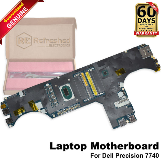 Dell Precision 7740 Motherboard i9-9980H Octa-Core 2.4GHz CPU LA-H281P VG304