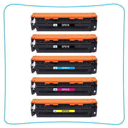 8x CF210A Toner Compatible with HP 131A LaserJet Pro Color 200 M251nw MFP M276nw