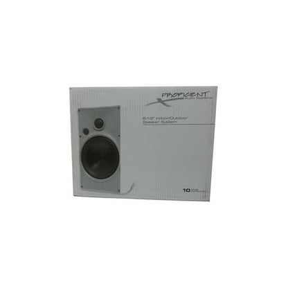 Proficient AW830WHT 8" 3-way Indoor/Outdoor Speaker - White Pair