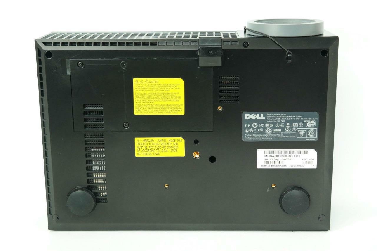 Dell 1209S Projector 347 Lamp Hours 2,500 ANSI Lumens 800x600 Resolution