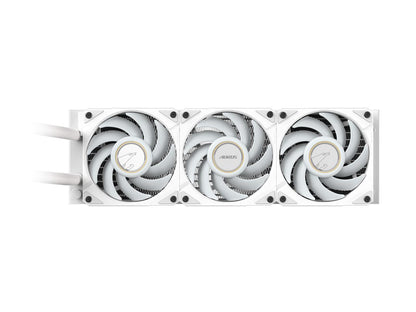 AORUS WATERFORCE X II 360 ICE Liquid CPU Cooler, 360mm Radiator with 3X 120mm Lo