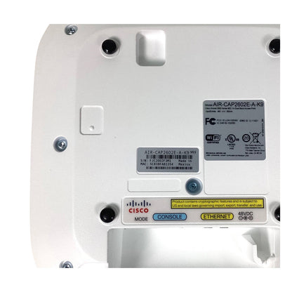 Cisco Aironet 2600 series AIR-CAP2602E-A-K9 Dual Band Wi-Fi Wireless Access Poin