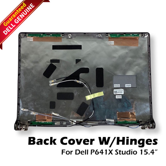 Dell P641X Studio 1535 1536 1537 LCD 15.4" Top Back Cover W/Hinges Lid RUBY RED