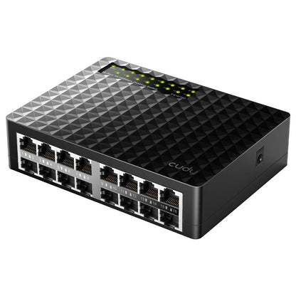 Cudy FS1016 | 16-Port 10/100Mbps Fast Ethernet Unmanaged Desktop Switch