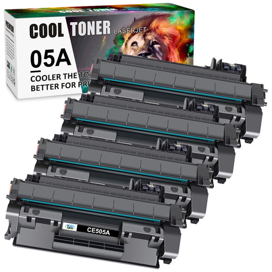 4PK CE505A Toner Cartridge For HP 05A LaserJet P2035n P2035 P2055dn P2050 P2030
