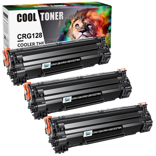3PK CRG128 For Canon 128 Toner Cartridge ImageClass MF4450 MF4770n MF4570dn D530