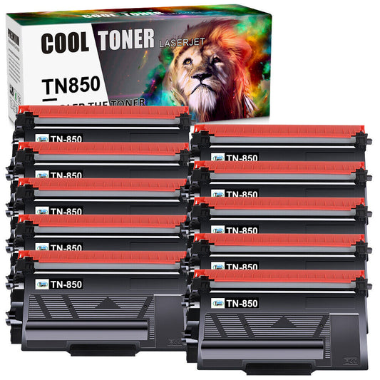 10PK TN850 Toner Cartridge For Brother TN-850 MFC-L5700DW MFC-L5850DW HL-L6200DW