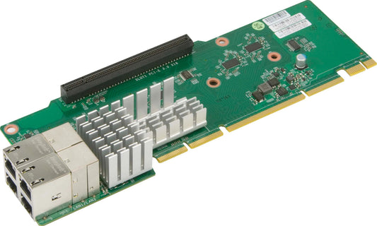 Supermicro AOC-2UR6N4-I4XT 2U Ultra 4port 10G RJ45,1x PCI-E 3.0 x16,4 NVME ports