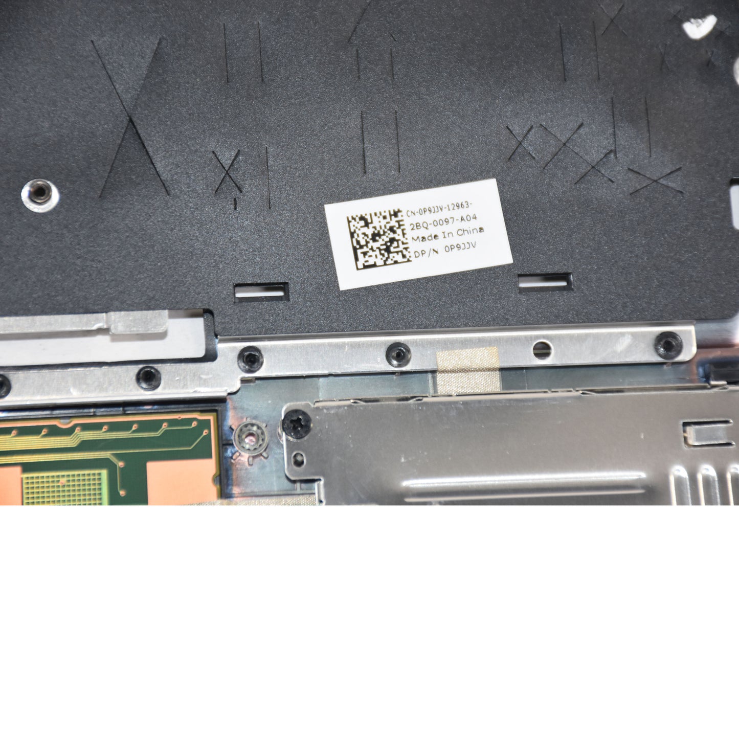 Dell Latitude 5580 Precision 3520 Palmrest Touchpad Assembly and SC Reader P9JJV