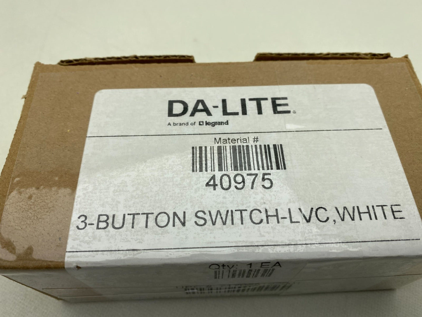 Da-Lite 40975 Extra Three Button Low Voltage Control Switch