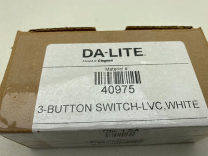 Da-Lite 40975 Extra Three Button Low Voltage Control Switch