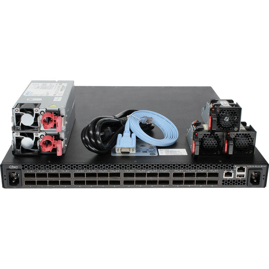 QuantaMesh T5032-LY6 32P 40GbE QSFP+ Front-to-Back Switch (Fair)