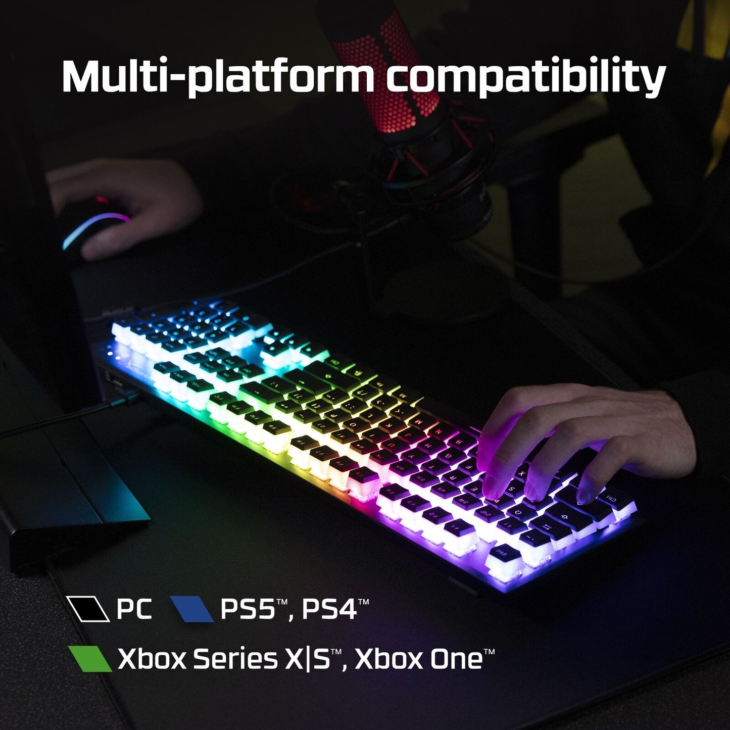 HyperX Alloy Origins - Mechanical Gaming Keyboard - HX Aqua (US Layout)