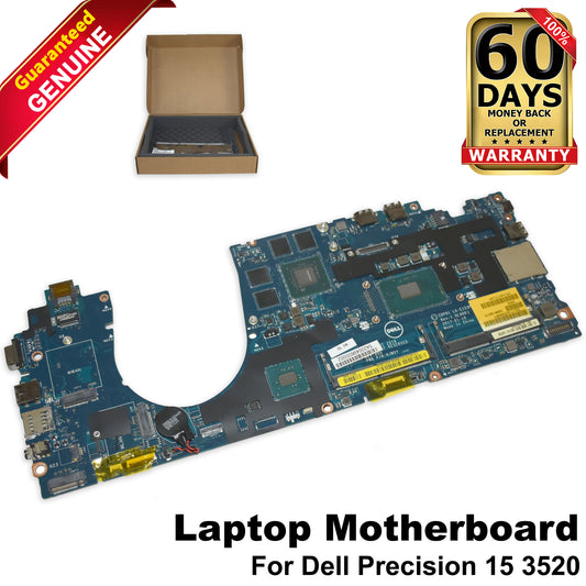 Dell Precision 3520 Core i7-7700HQ Nvidia Quadro M620 DDR4 Motherboard D1616