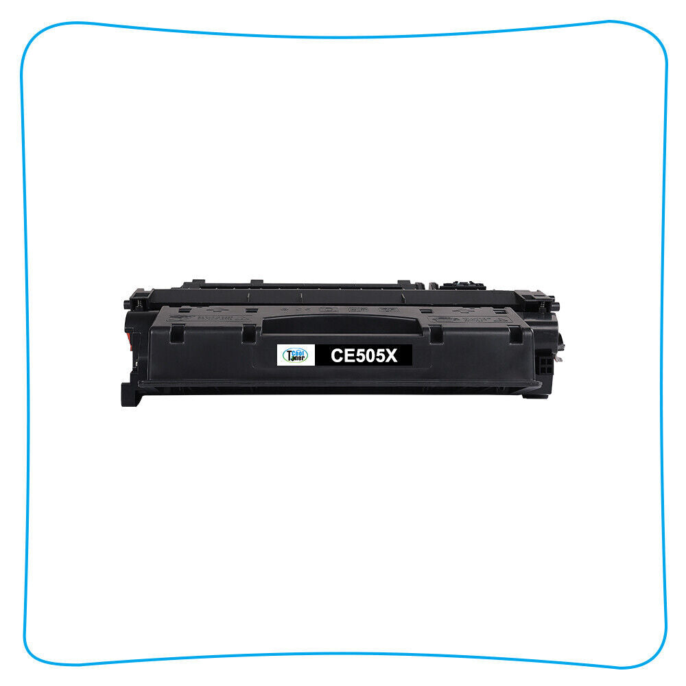 10 Pack Black Toner Compatible With HP CE505X 05X LaserJet P2053 P2055d P2055x