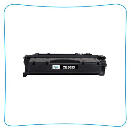 10 Pack Black Toner Compatible With HP CE505X 05X LaserJet P2053 P2055d P2055x