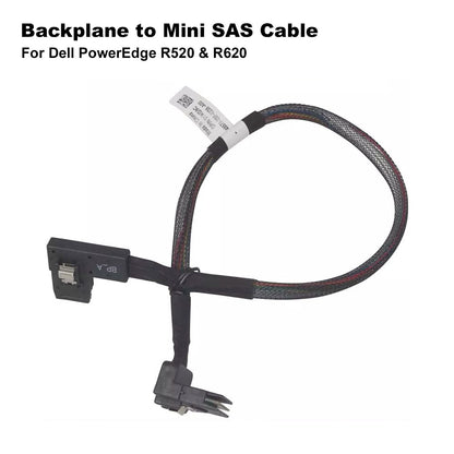 Lot x 2 Dell PowerEdge R520 R620 Backplane To Mini SAS Cable YKG9C 0YKG9C (NOT FOR HOME PC)