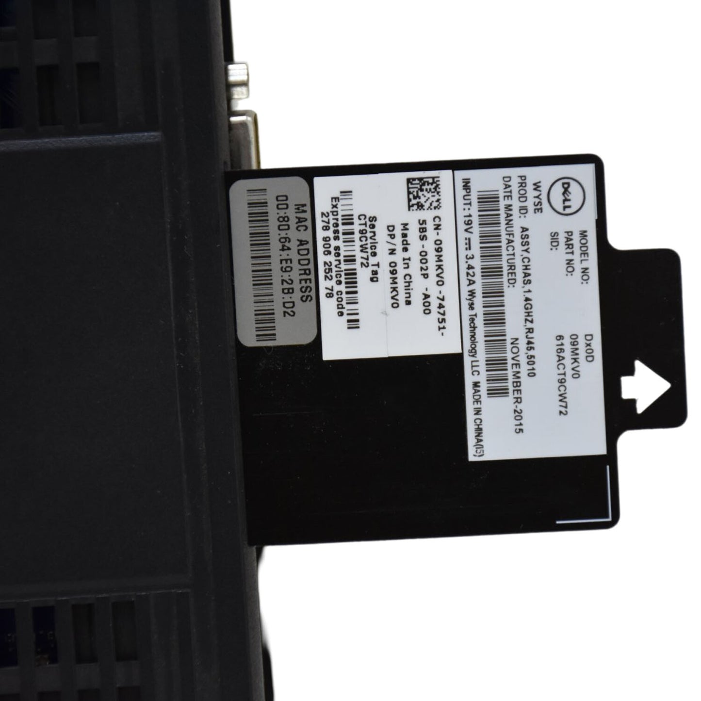 Dell Wyse 5010 Thin Client Dx0D AMD 1.40 2GB RAM 8GB ThinOS 8.3_012 RJ-45 9MKV0