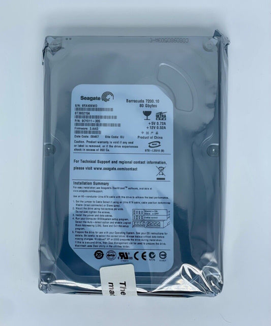 SEAGATE BARRACUDA 80GB ST380215A 7200 RPM Hard Disk Drive