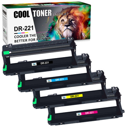 4PK DR221CL DR221 Drum Unit For Brother HL3140CW HL-3170CDW MFC-9340CDW Printer