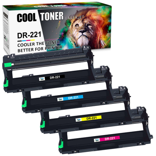 4PK DR221CL DR221 Drum Unit For Brother HL3140CW HL-3170CDW MFC-9340CDW Printer